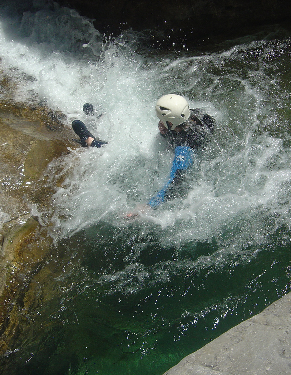 canyoning in the french pyrenees image of