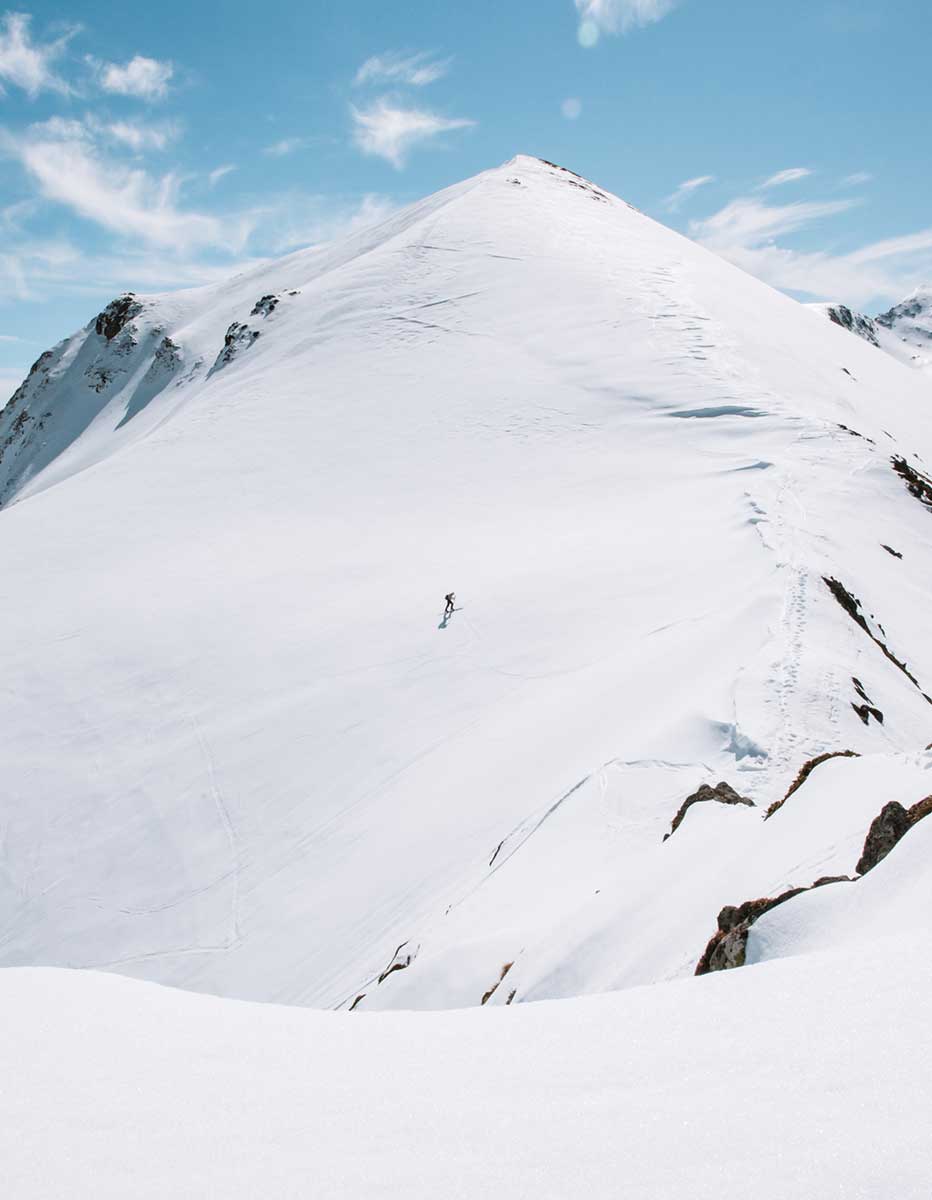 ski touring in the french pyrenees image of