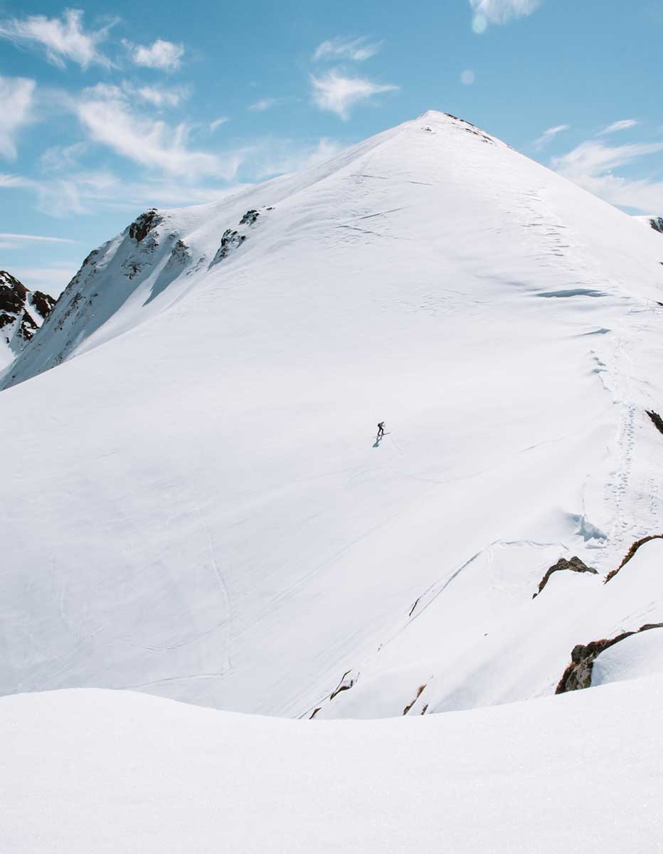 ski touring in the french pyrenees image of
