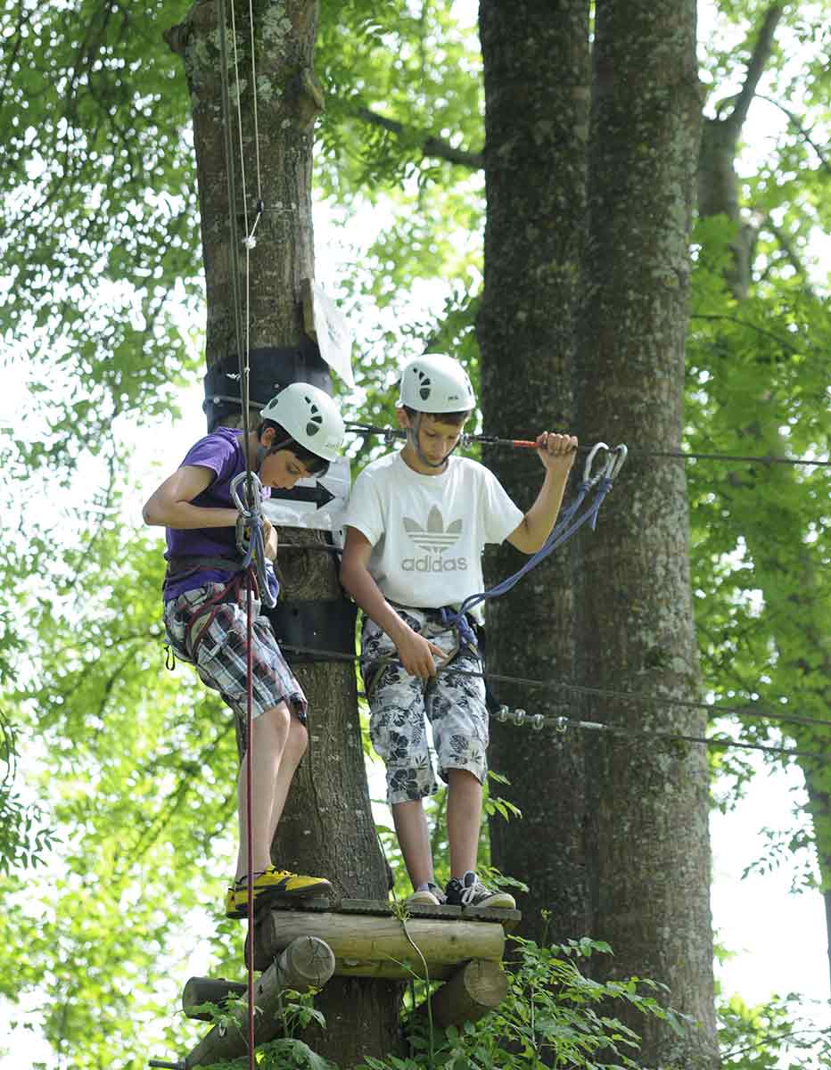 tree top adventure parks in the french pyrenees image of